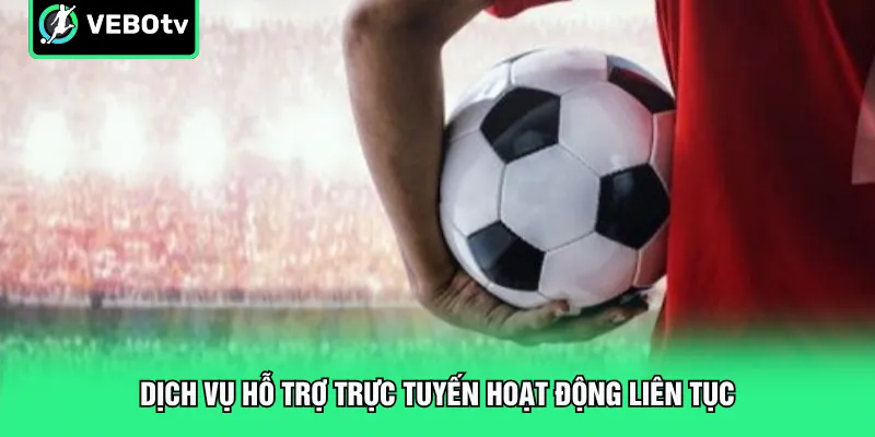 Dịch vụ hỗ trợ trực tuyến hoạt động liên tục